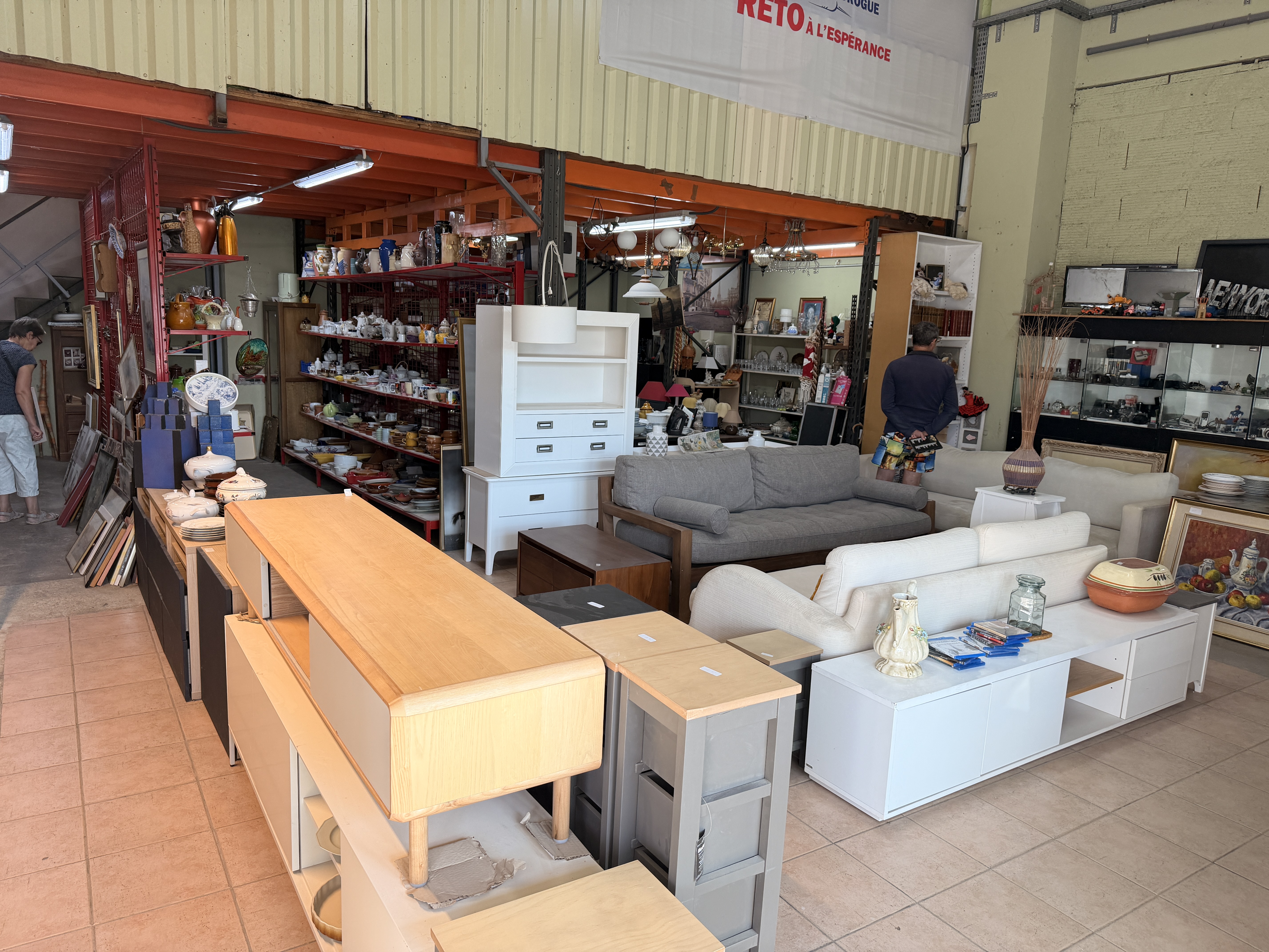 intérieur de la boutique